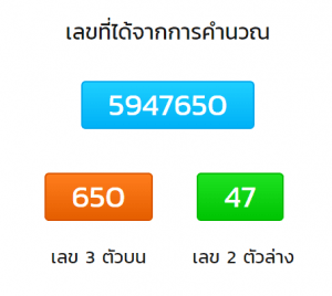 ภาพตัวอย่างการจับยี่กี